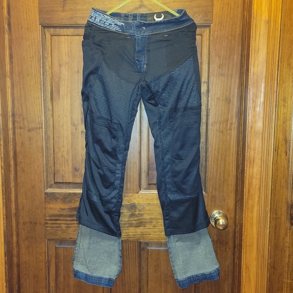 Bull-it Reinforced Motorcycle Straight Leg Jeans Dark Blue Size 0 - Picture 3 of 16